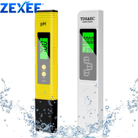 ZEXEF PH Meter & TDS Meter Digital Water Quality Tester 0-14 PH Meter Tester TDS&EC LCD Water Purity PPM Aquarium Filter