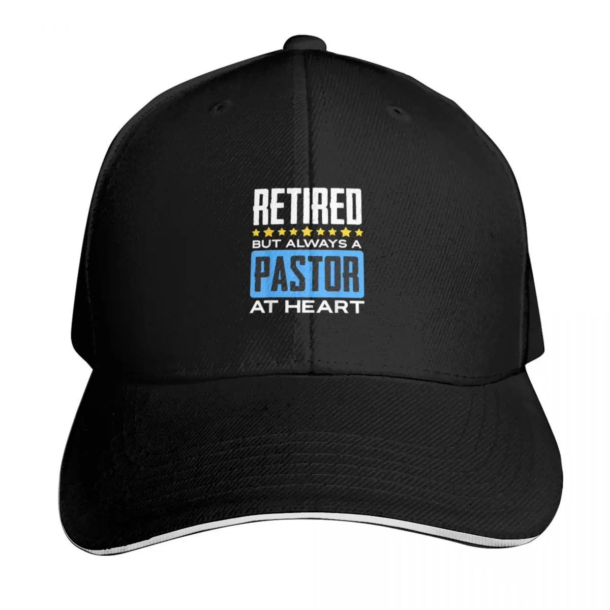Pastor Retired But Always Heart Appreciation Baseball Cap Anime Hat dad hat Golf Cap Designer Man Women's