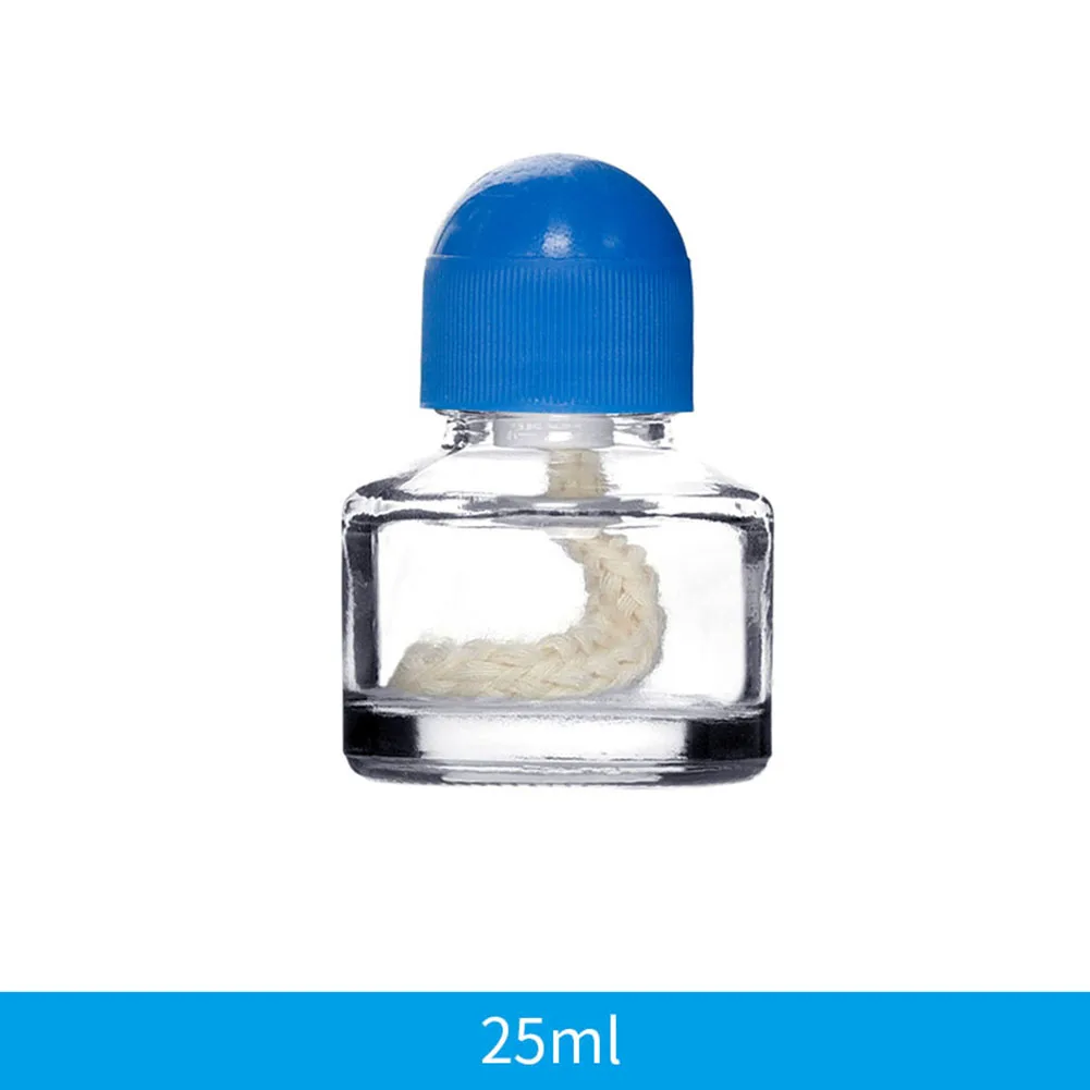 Thickened Glass Dental Alcohol Lamp Empty Bottle 25ml/60ml/150ml/250ml Heat-resistant Glassware Alcohol Burner With Wick & Cap