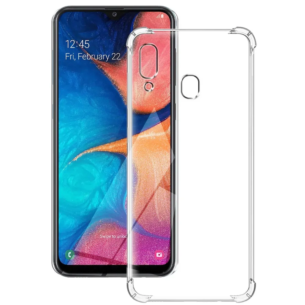 Shockproof Case For Samsung A20 Case Silicone Soft Transparent Cases For Samsung Galaxy A30 Clear Cover SamsungA20 A30 Funda