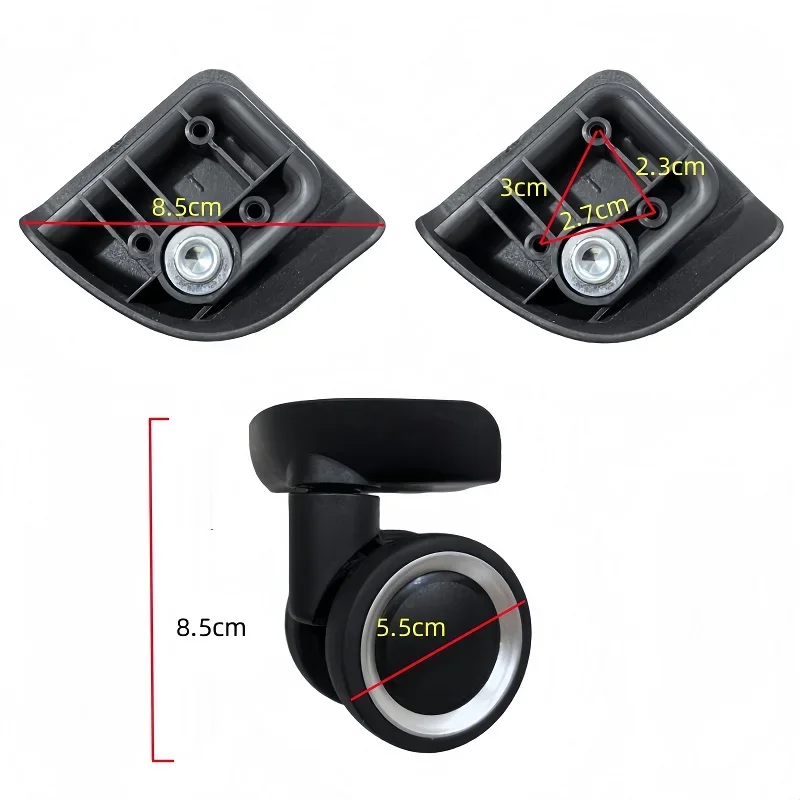 W383 Universal Wheel Roller Trolley Case Travel Luggage Swivel Castor Pull Baggage Box Suitcase Bag Charm Replacement Accessory