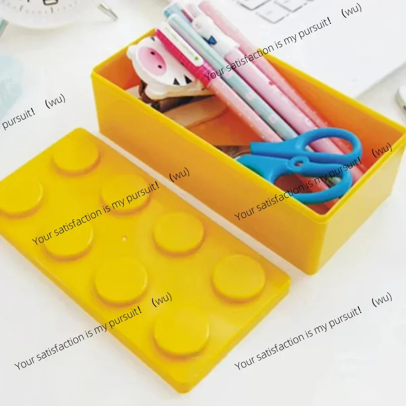 Building blocks can be stacked, office stationery and sundries desktop storage and finishing box