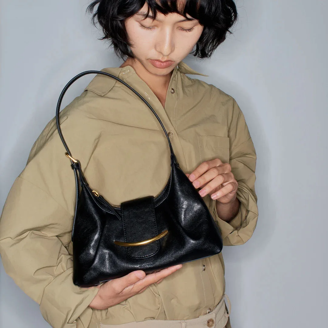 

Новинка 2025, осенняя сумка через плечо премиум-класса для женщин, кошелек через плечо, модная сумка в подарок