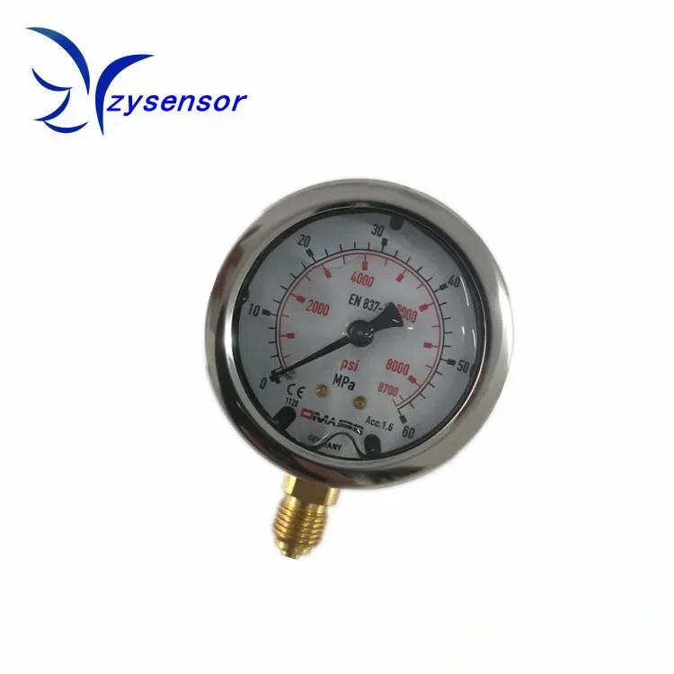 Pressure Gauge MBB06B-600-1-ZZ0-600 Bar Radial 63MM Nominal Diameter