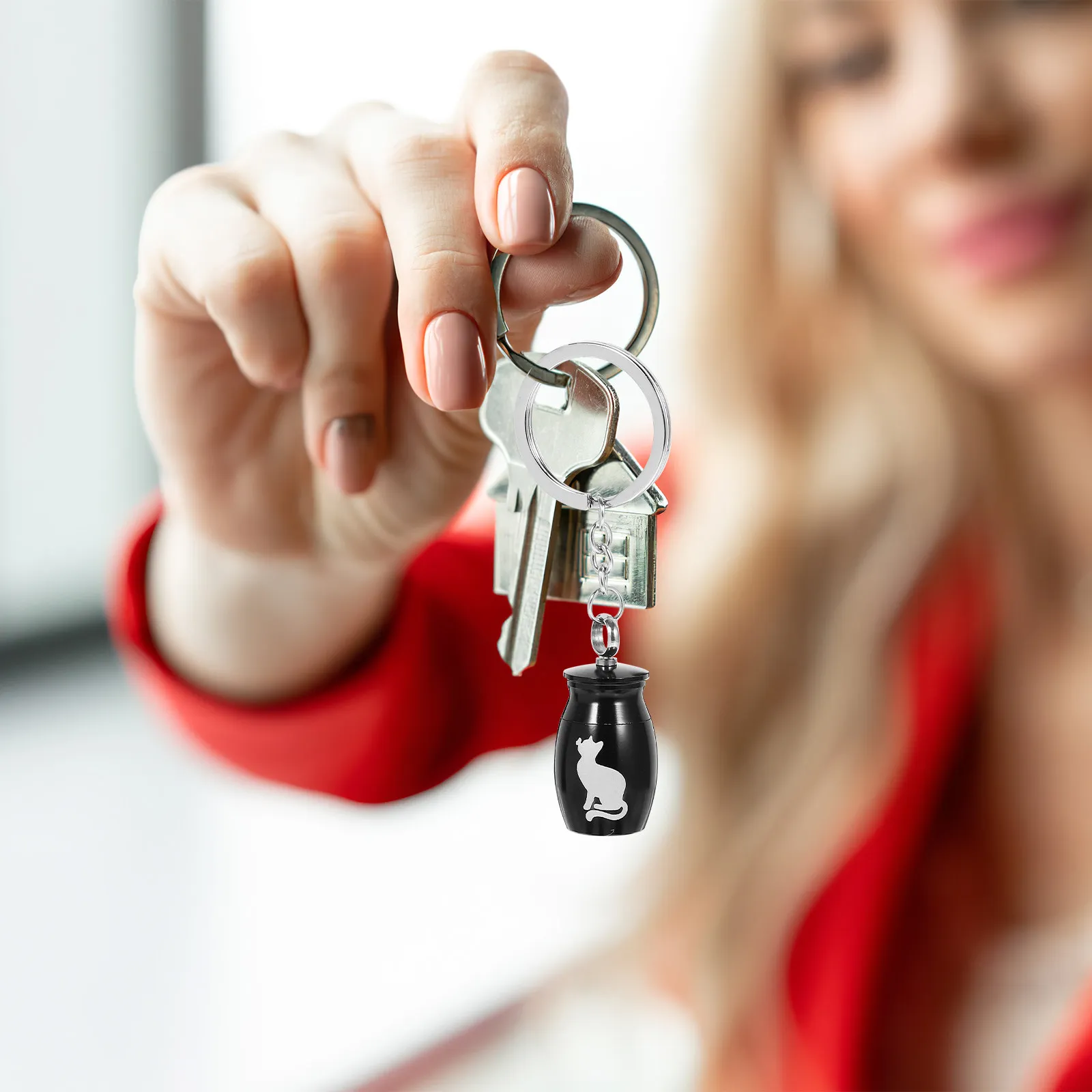 1Pc Ashes Urn Keych…