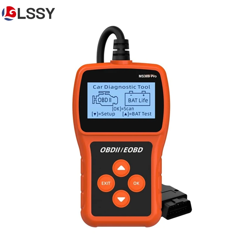 Professional Automotive OBD2 Scanner, OBD, Trouble Code Reader, Engine Diagnostic Tool, MS309 Pro for Cars, Trucks and More