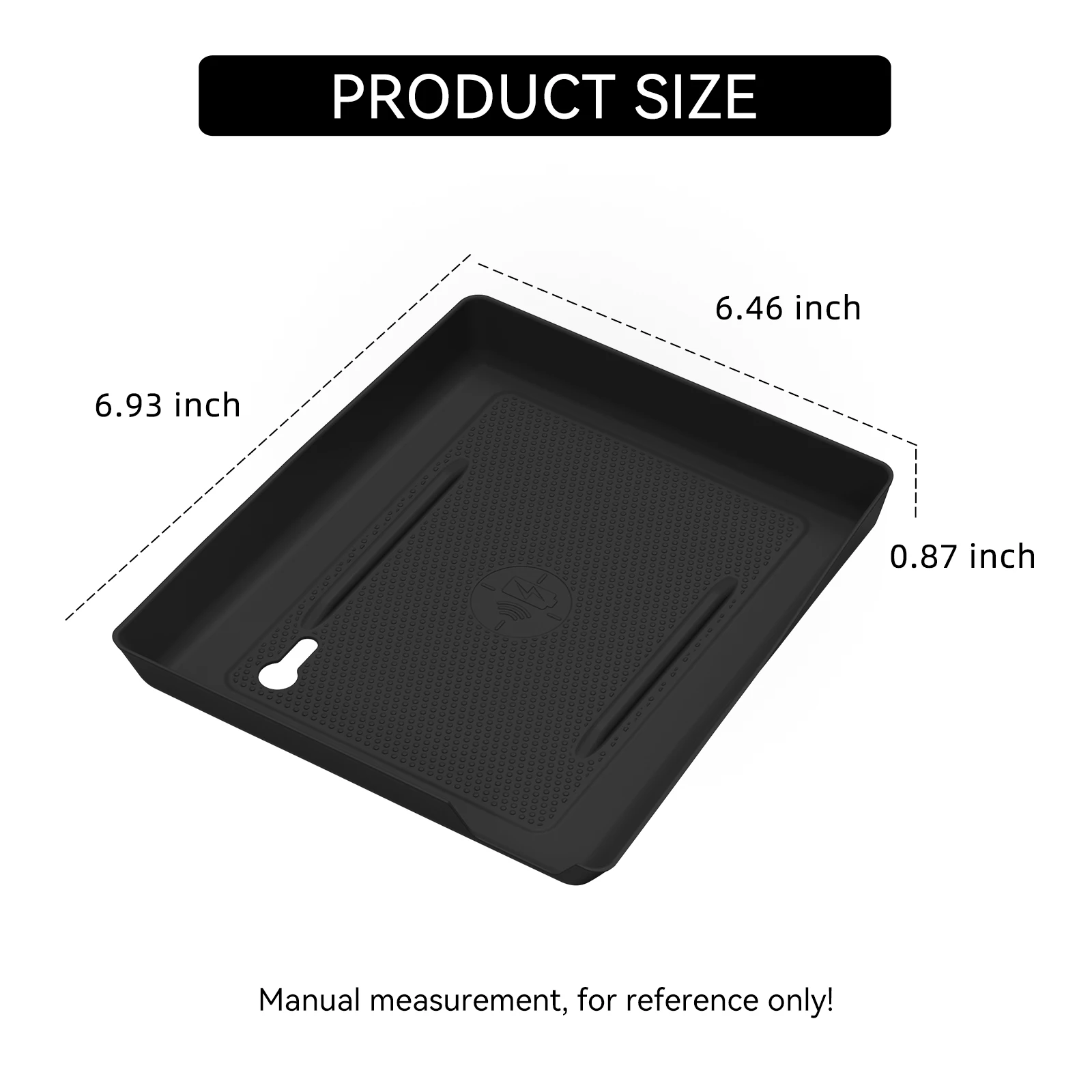 LUCKEASY for Honda Civic 11th Gen 2025-2026 Wireless Charging Protective Mat Accessories Car Phone Non-slip Pad Only Fit RHD