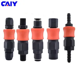 C Type Quick Connector Plastic Steel Pneumatic High Pressure Coupling SP PP SF SH PH 20 30 40 PU Tube Air Pipe Pump Compressor
