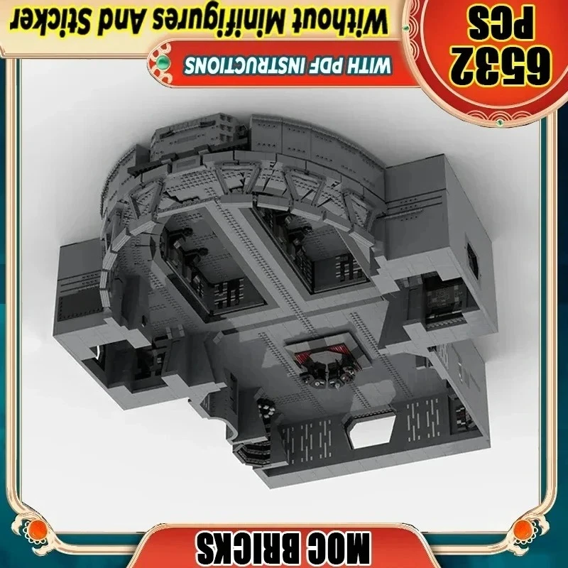 Moc Building Bricks Command Bridge Of The Crazy Model Blocks Toys