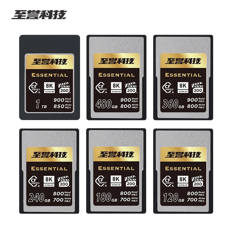 Оригинальная карта памяти Exascend Series CFexpress Type A 120G 180G 240G 360G 480G 1T Скорость чтения до 900 МБ/с VPG 200 8K для камеры Оригинальная карта памяти Exascend Series CFexpress Type A 120G 180G 240G 360G 480G 1T Скорость чтения до 900 МБ/с VPG 200 8K для камеры