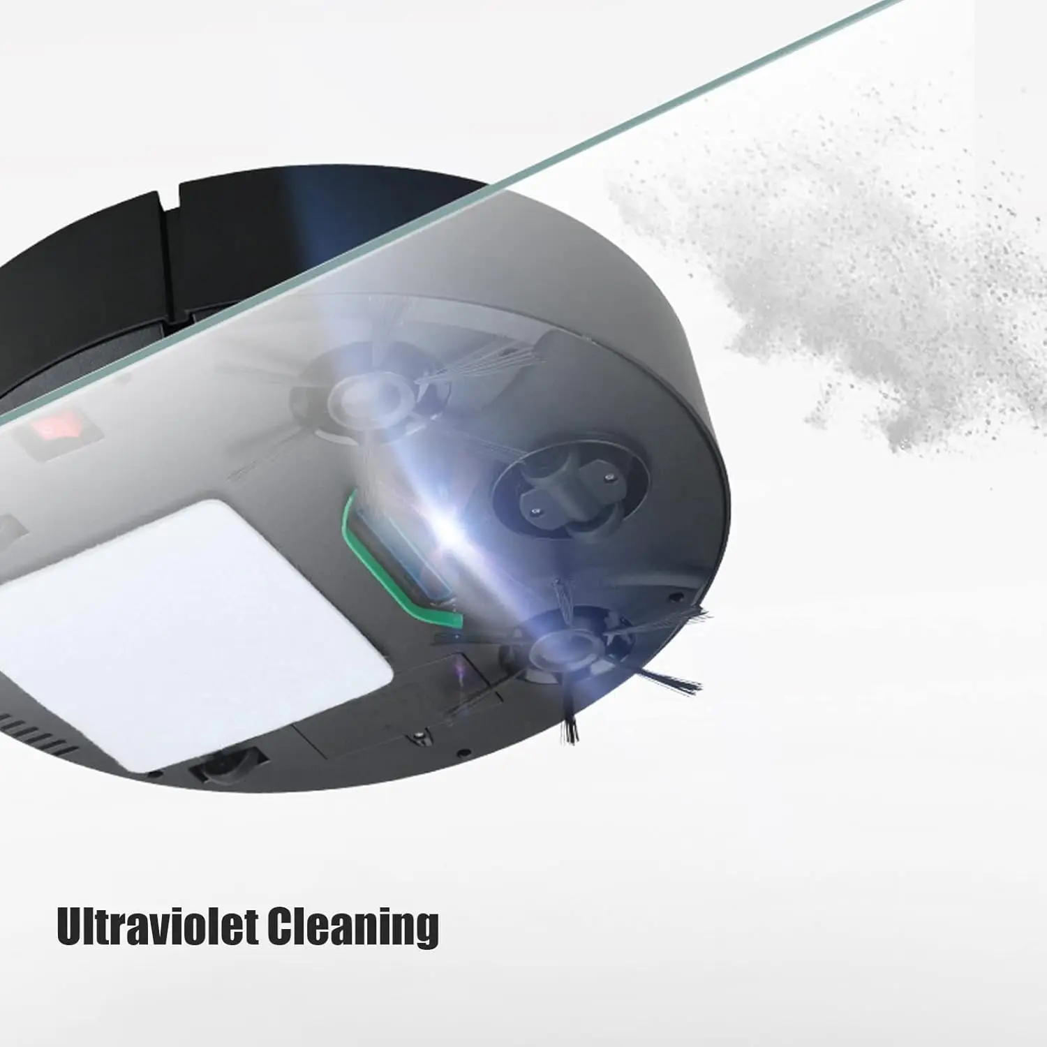 Aspirateur robot automatique 3 en 1, robot nettoyeur intelligent, forte aspiration, aspirateur de sol pour poils d'animaux, poussière de tapis