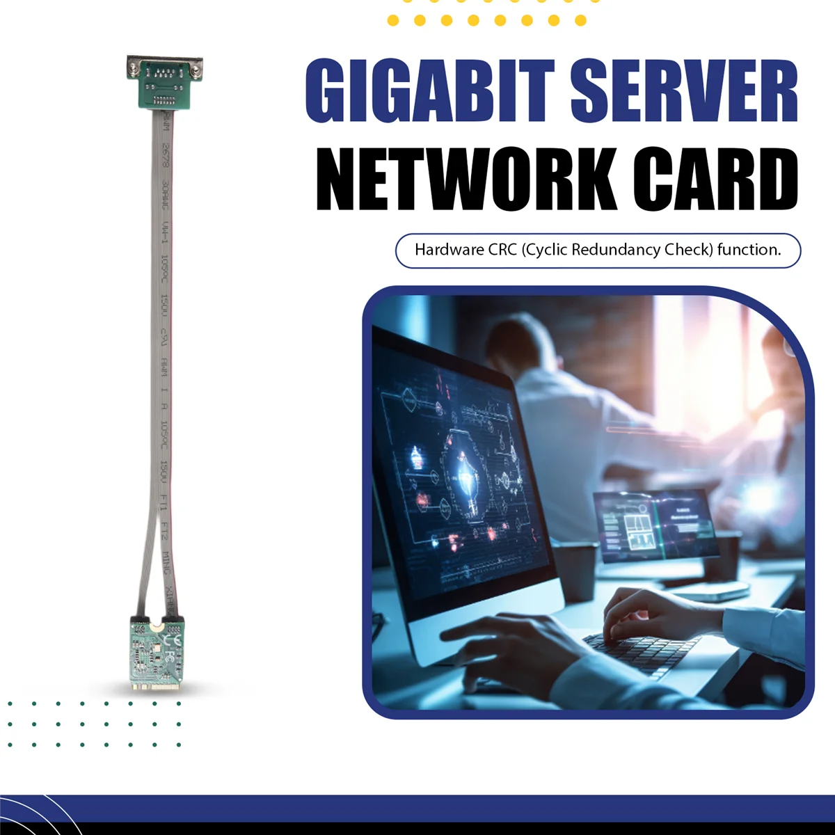 

A40I M.2 A+E 2.5G Ethernet Adapter 2.5G/1G/100M Multi-Gigabit M.2 Network Card 8125B COM