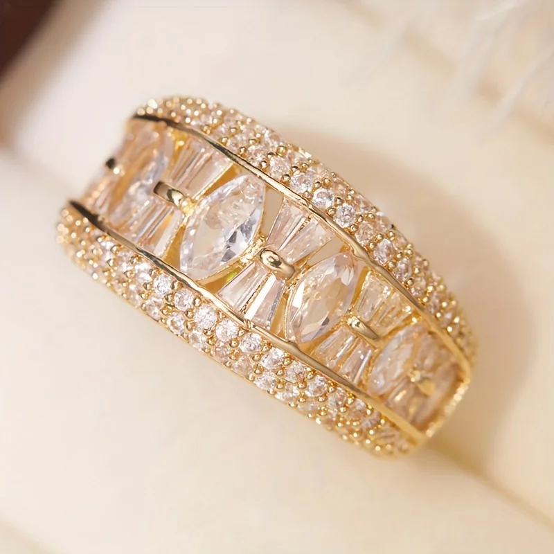 1pc Noble and Luxury Men's Engagement Ring, Jewelry Gifts for Wedding A Gift for Her Mother's Day Gift and Father's Day Gift