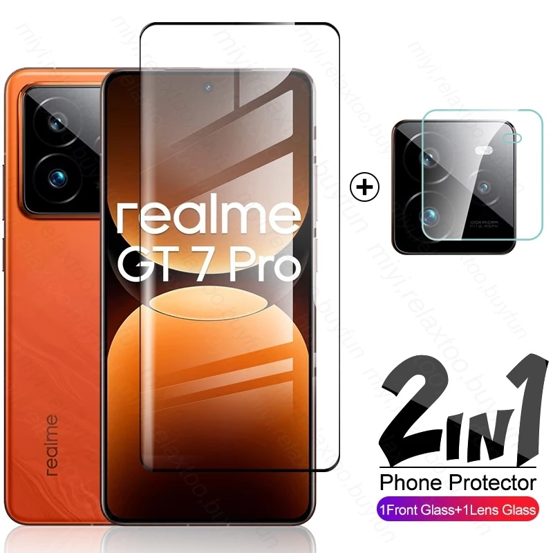 RealmeGT7Pro Glas 2In1 Camera Screen Protector Tempered Glass for Realme GT 7 Pro 5G Protective Glass Realmi GT7Pro GT7 Pro 7Pro