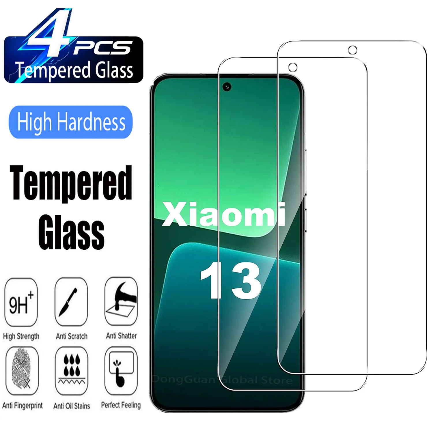 

2/4Pcs HD Screen Protector Film For Xiaomi 13 Tempered Glass
