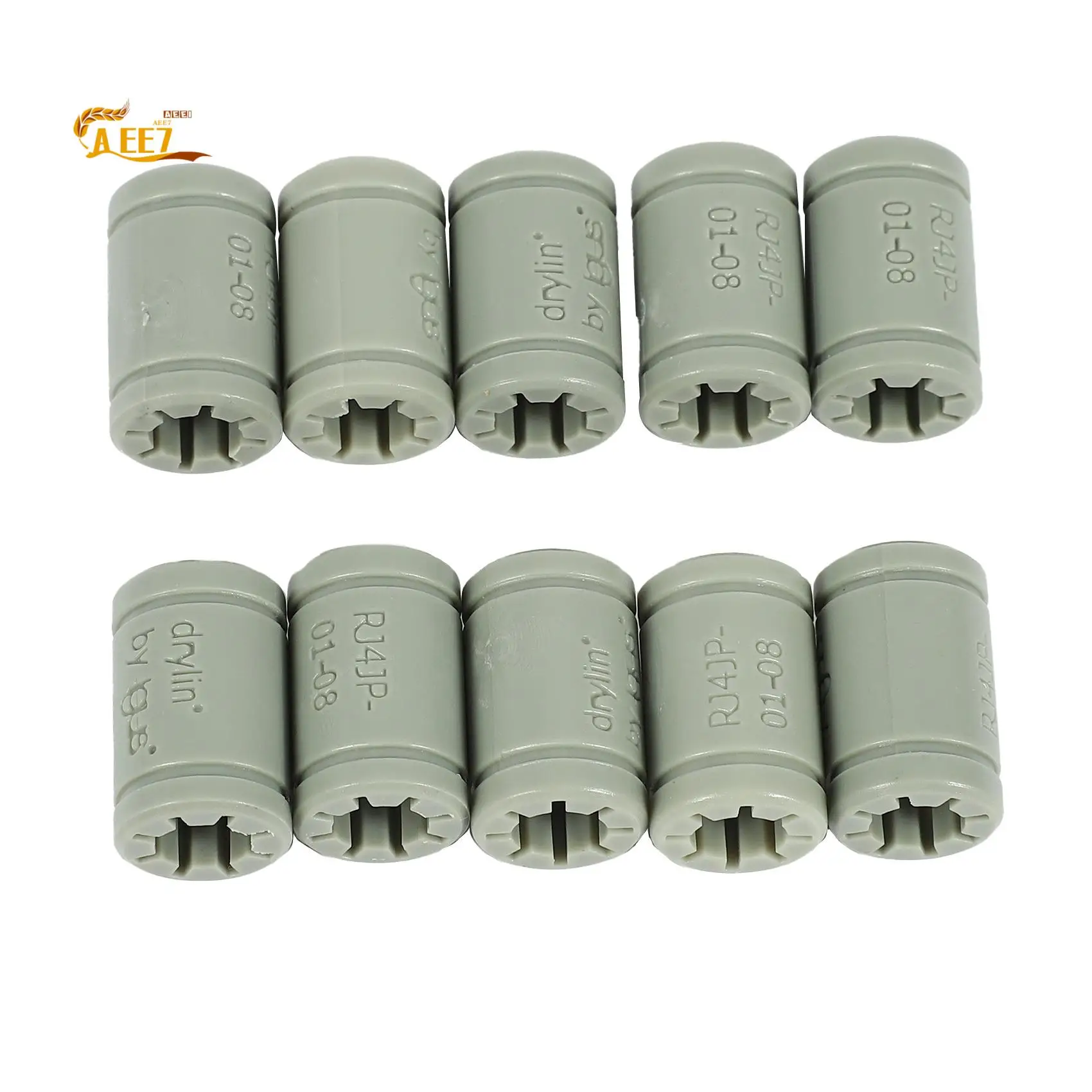 

AEE7-10 шт. пластиковый линейный подшипник Anet 8 мм такой же, как шарикоподшипник Rj4jp-01-08 для 3D-принтера Anet A8 Prusa I3