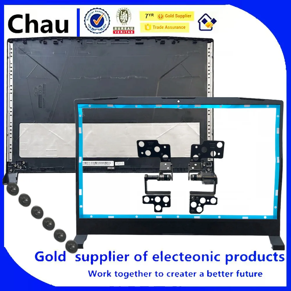 

New For Chau Bravo 15 MS-158K Laptop LCD Back Cover /Front Bezel cover /LCD Hinges 30758KA222