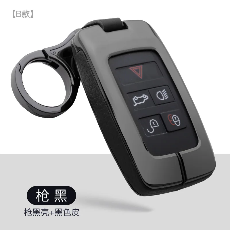 Car Key Case Cover For Land Rover A9 Range Rover Sport Evoque Freelander 2 Velar Discovery 5 Jaguar XJL C-X16 V12 XE XF X8 XJ