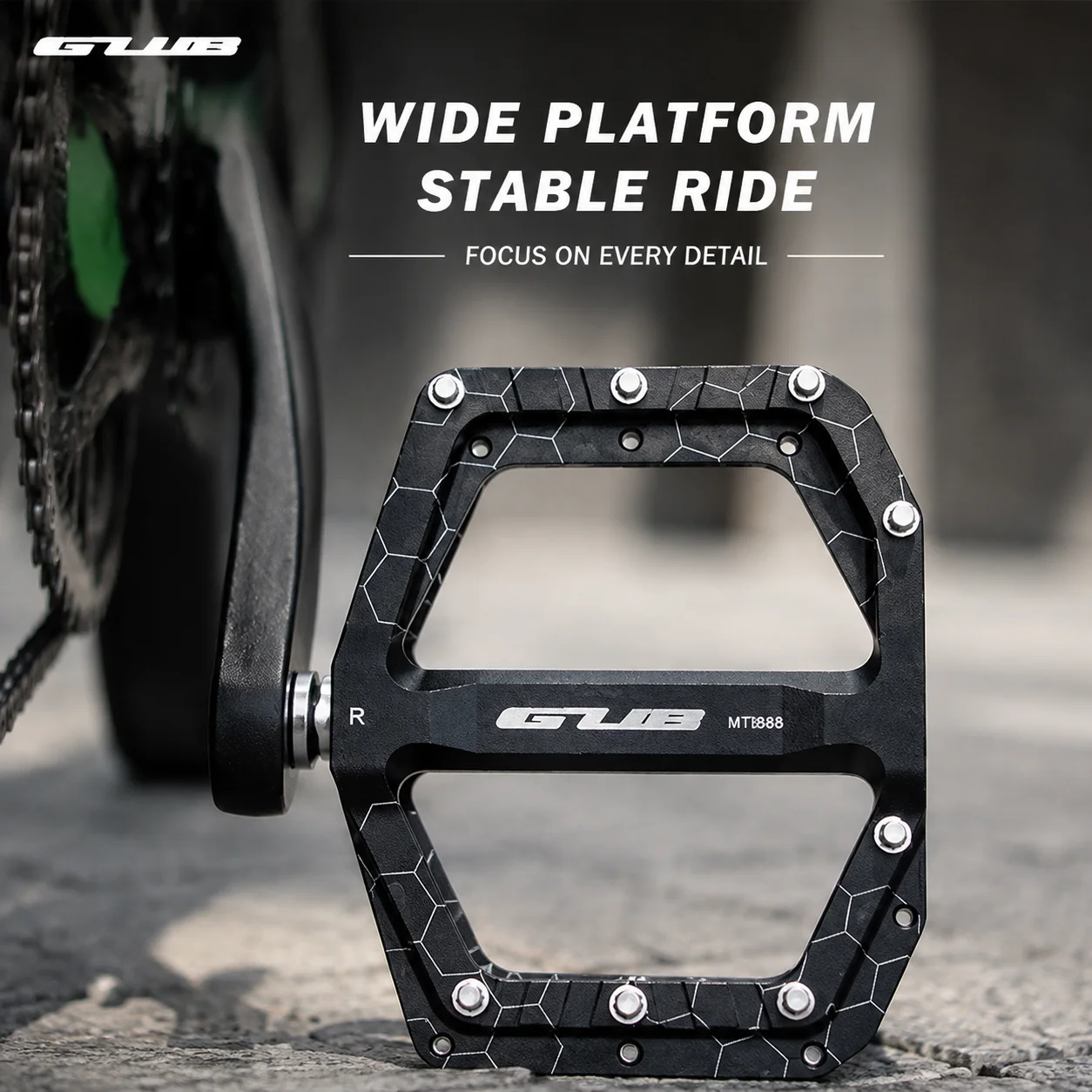 MTB 자전거 페달 알루미늄 합금 대형 플랫폼 플랫 베 - Pedal Platform Flat 리뷰 및 가격
