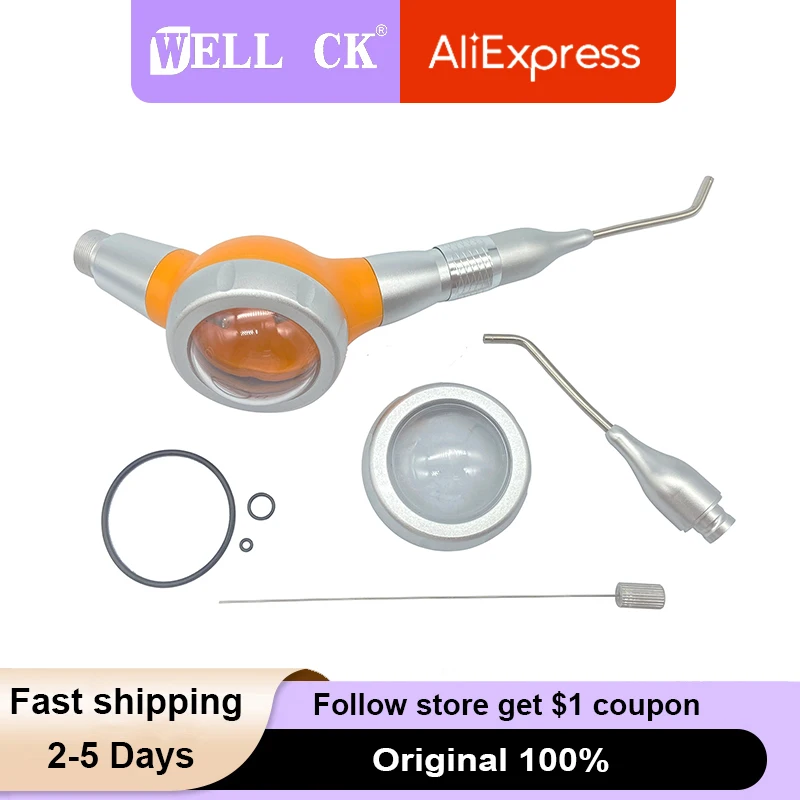 Dental Teeth Whitening Air Water Polisher Jet Air Flow Oral Hgiene Tooth Cleaning Prophy Polishing Tool Sandblasting Gun Pen