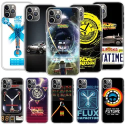 Back To The Future License Phone For Apple Iphone 12 13 Mini 15 Pro Max 11 Pro 14 Plus 16 Pro Max 16E Case Shell Cover Clear TP