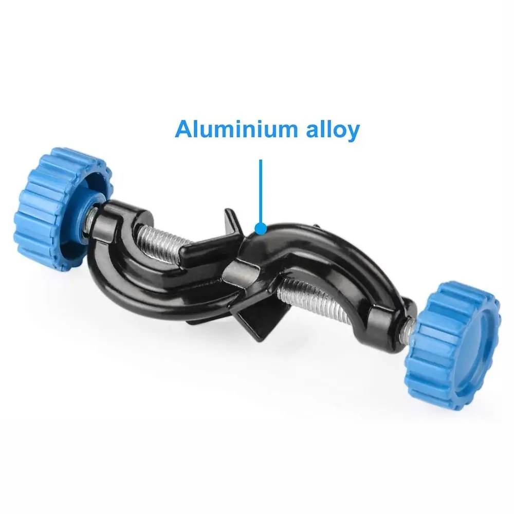 알루미늄 합금 직각 랩 스탠드 클램프 거치대, 최대 18mm 직경 보스 헤드 로드 거치대, 4 팩