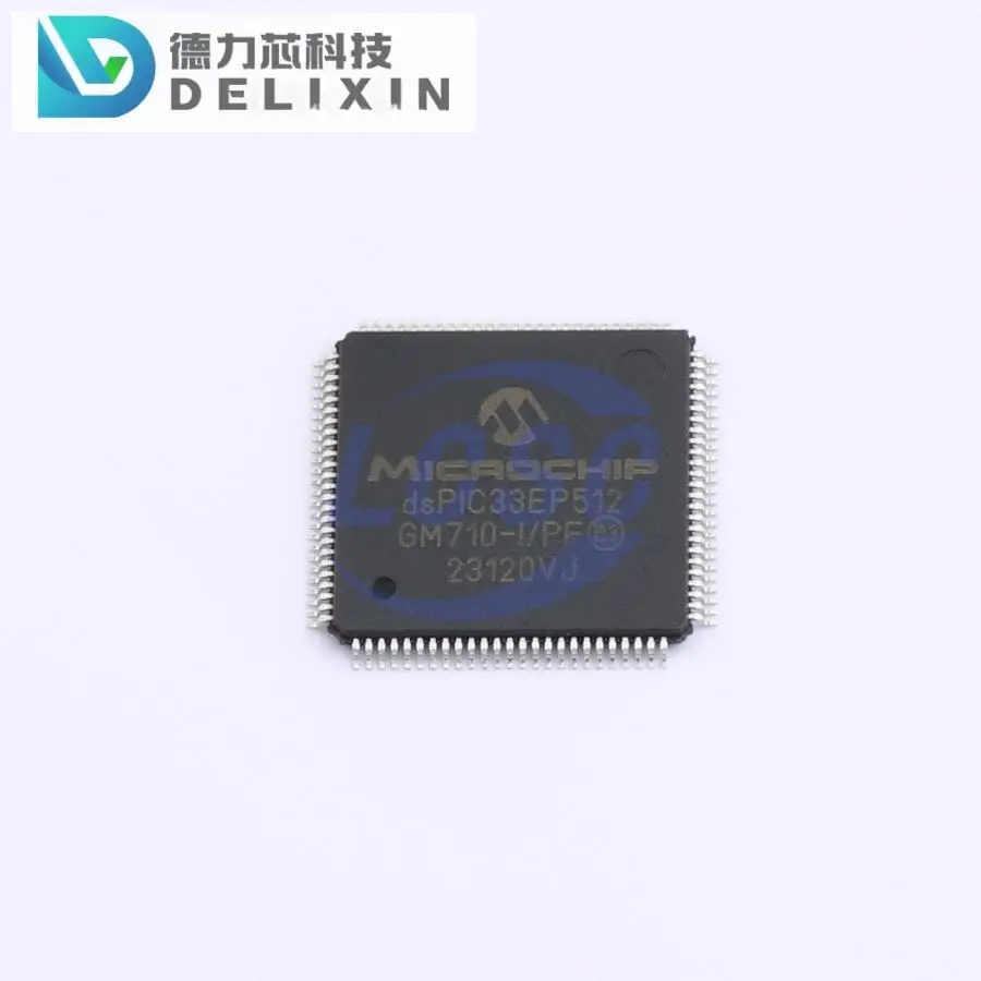 Procesadores de señal Digital dsPIC33EP512GM710-I/PF 512KB 85 TQFP-100(14x14), chips DSP/DSC, nuevos y originales