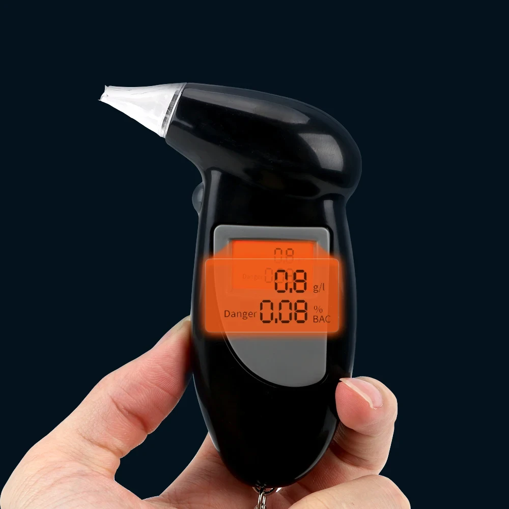 Tragbare Atem Alkohol Tester Handheld Alkoholtester Alcotest Alkohol Test Werkzeuge Hintergrundbeleuchtung Digital Set Auto Zubehör Universal – Detail 1