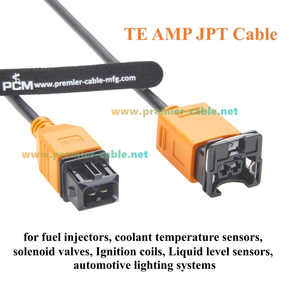 2-Pin JPT-Verlängerungskabel 106462-1 zu 282762-1 TE AMP Junior Power Timer Stecker-Buchse-Kabelbaum für Einspritzdüsen – Detail 6