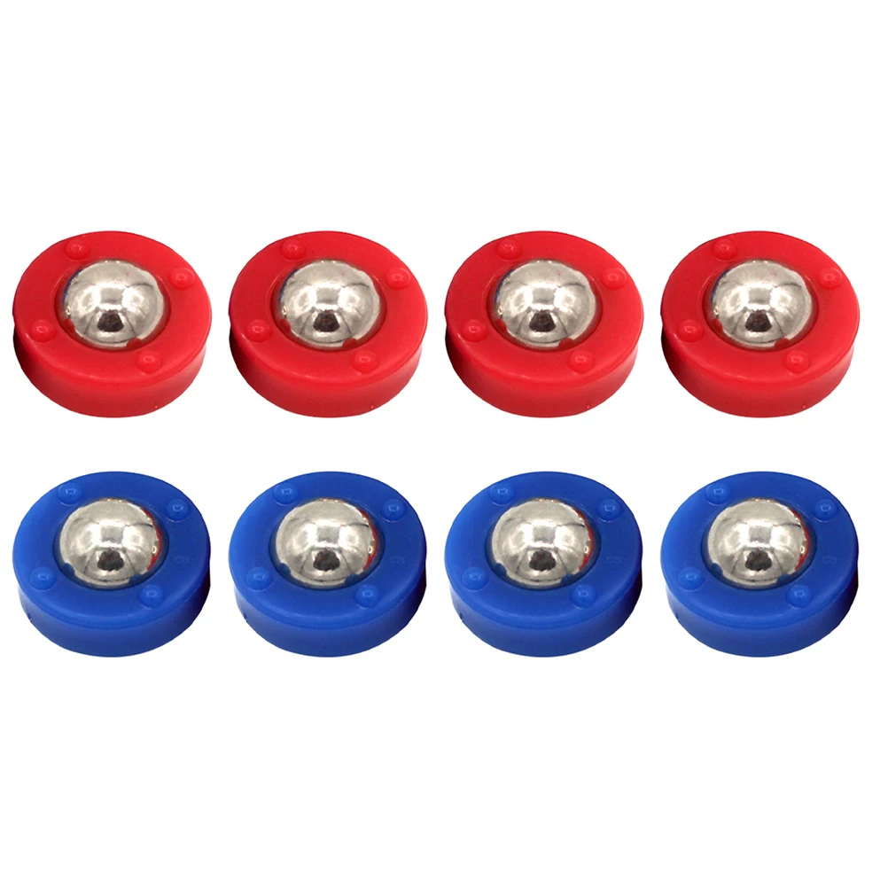

8Pcs Shuffleboard Rollers Replacement Standard Size Rolling Beads Smooth Glide Tabletop Sliding Pucks Indoor Game Accessories