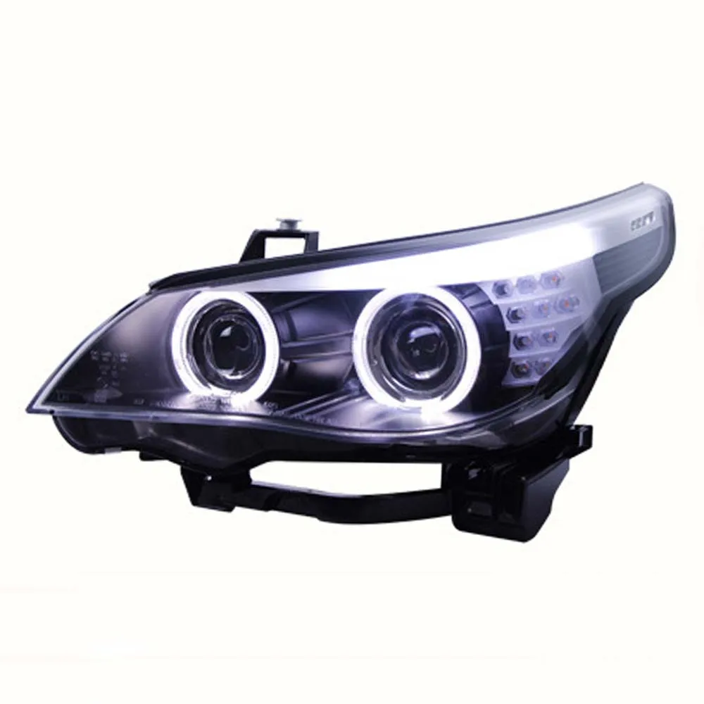 

Car Accessories Daytime Running Light Dynamic Streamer Turn Signal LED Headlight Assembly For 5 Series E60 520 523 525 03-10