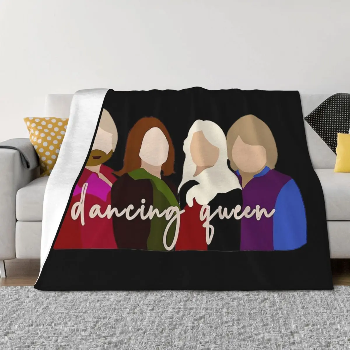 

Mama! Throw Blanket Sofas Travel Hairy Furry Blankets