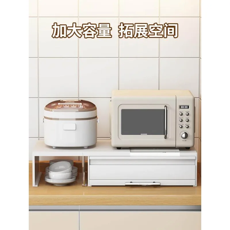 Kitchen Microwave Shelves Countertops Oven Above Tray Trays