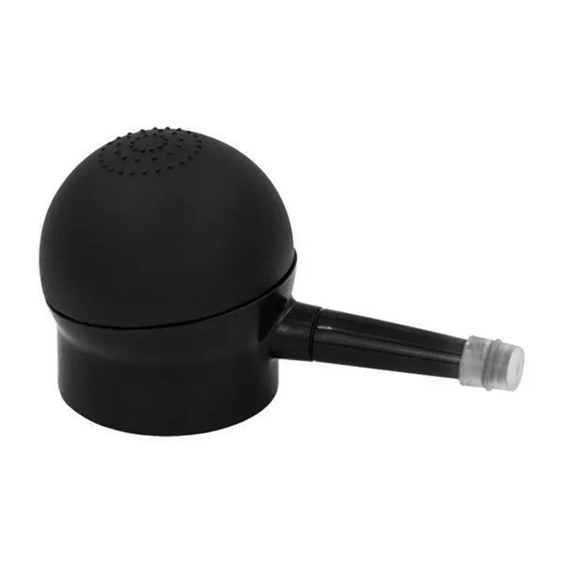 หัวฉีดพ่นผงไฟเบอร์สำหรับต่อผมแบบพกพา ปั๊มสเปรย์สำหรับผม