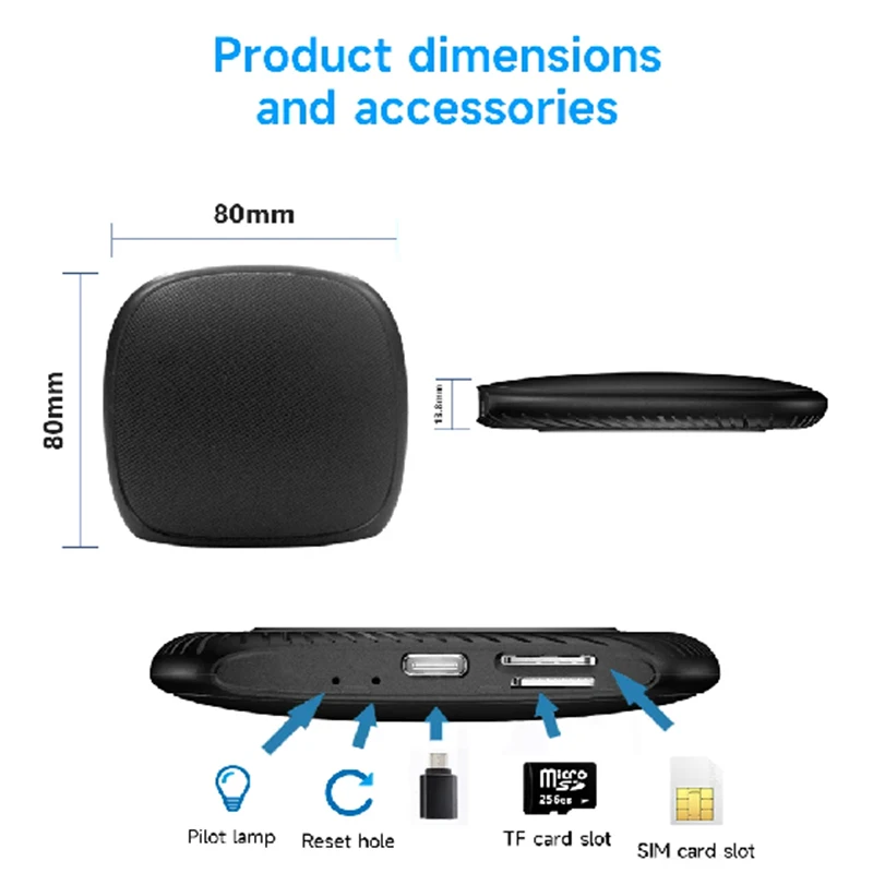 

Wireless screen projection connection car box original car wired Apple carplay car-machine interconnection Android transfer box