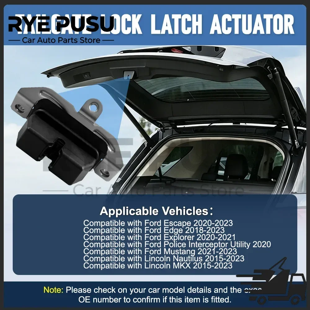 For Ford Rear Trunk Door Lock Latch Actuator Tailgate FA1Z-7443150-C GJ5Z7443150A for Escape/Edge/Explorer/Nautilus/MKX