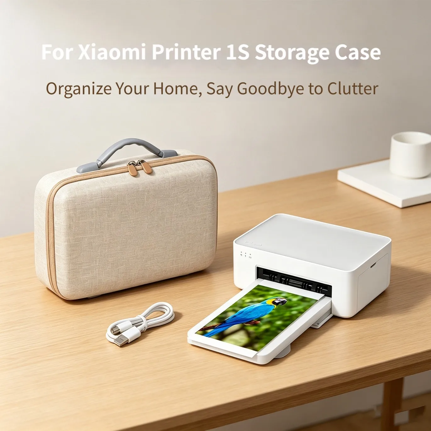 Carrying Case For Xiaomi 1S Photo Printer Hard Shell Protective Storage Bag For Outdoor Travel Camping Photo Printer Accessories