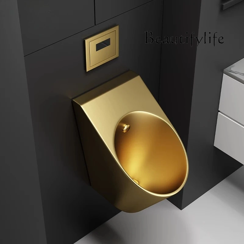 

Zhuanggang stainless steel urinal wall-mounted bar toilet flush induction wall-mounted standing urinal