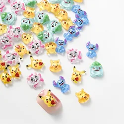 30e Cartoon Nail Art Accessoires Pikachu Doll Diy Ornamen Perhiasan Andersen Manikur Aksesori Dekorasi