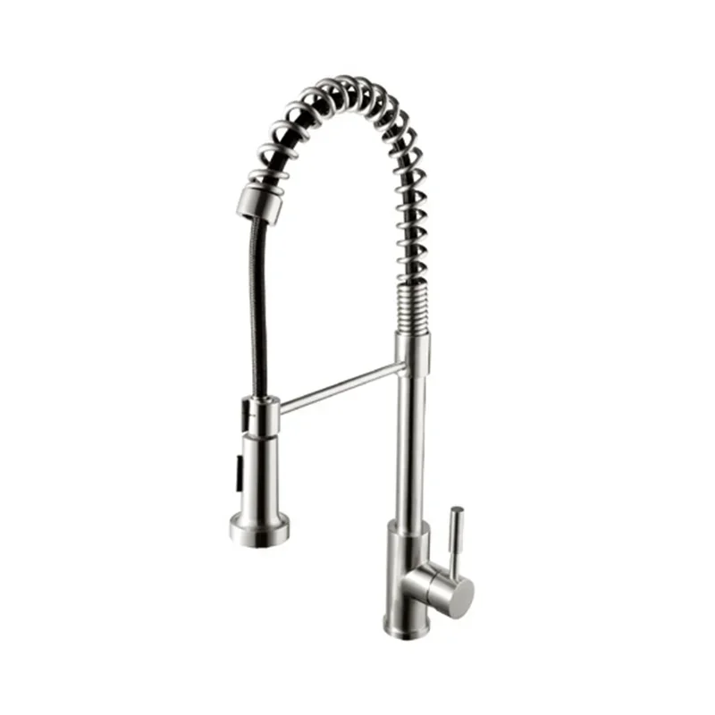 YYHC-360 Rotating China Hot Cold Kitchen Faucet With Pull Down Sprayer