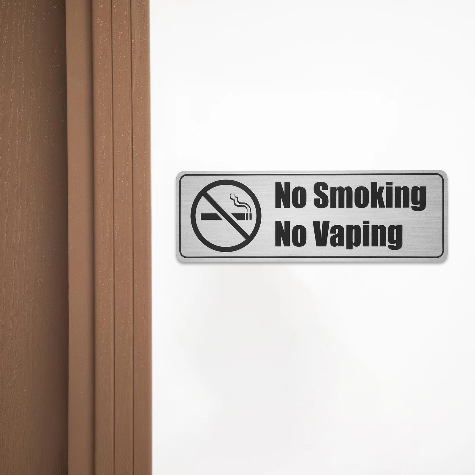 4 قطعة ملصقات ممنوع التدخين بولي كلوريد الفينيل لاصق مقاوم للماء مكتب الأعمال تسجيل لا شارات تحذير داخلي في الهواء الطلق لا التدخين ملصق