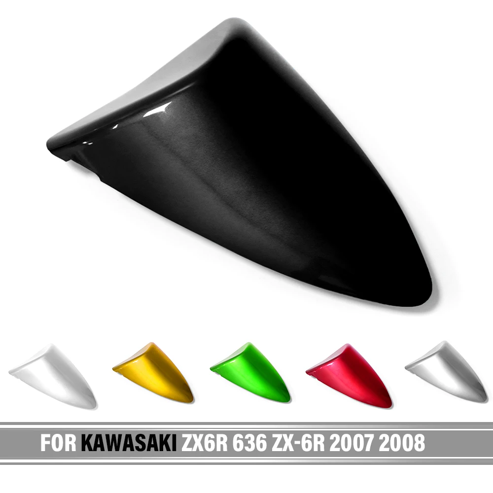 

For Kawasaki ZX6R 636 ZX-6R ZX6R 2007 2008 Motorcycle Rear Tail Pillion Gloss Passenger Pillon Rear Seat Cover Cowl Fairing