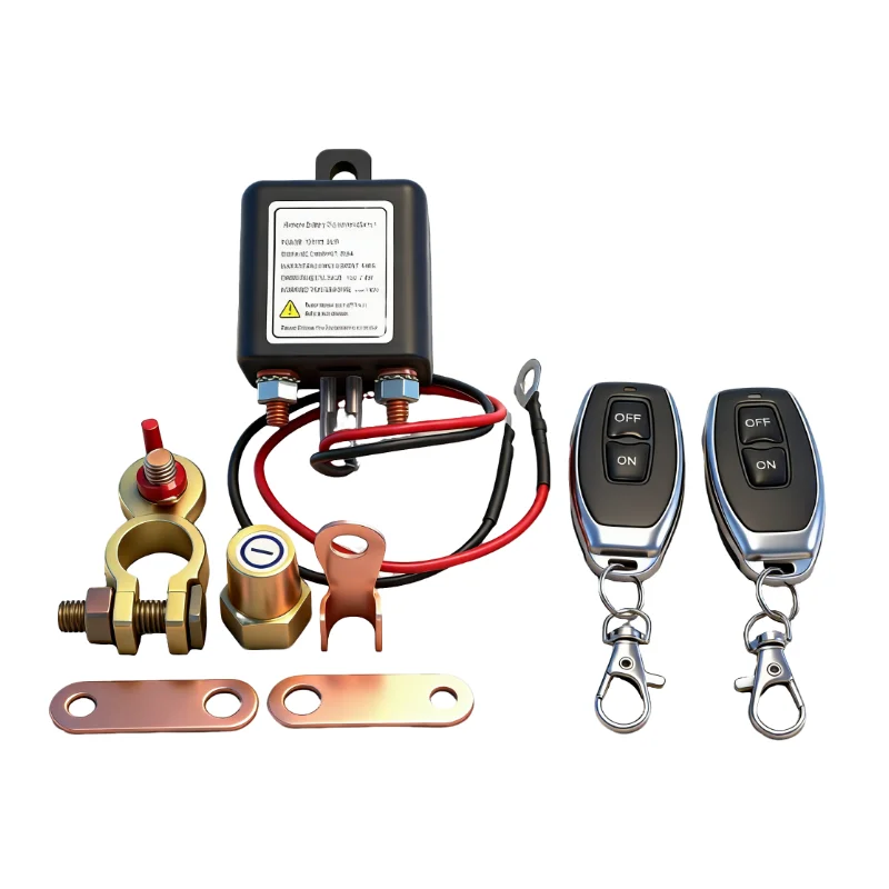 

Universal 12V 250A Battery Relay Integrated Wireless Remote Control Power Disconnect Cut Off Isolator Kill Switch