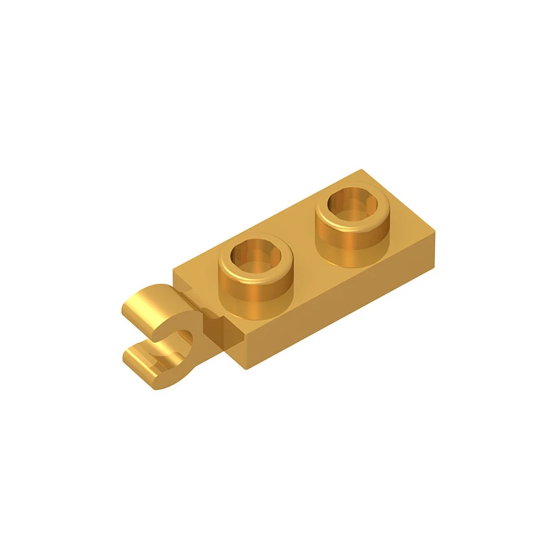 MOC PARTS GDS-817 PLATE 2X1 W/HOLDER VERTICAL compatible with lego 63868 children\'s toys Assembles Building Blocks Technical