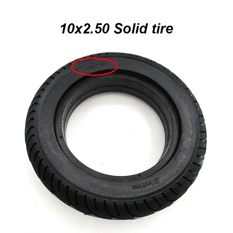 10 Inch Electric Scooter Tire 10X3.00 Solid  for KUGOO M4 /  Pro 10x3.00-6 80/65-6 255X80 Thickened Explosion Proof Tyre