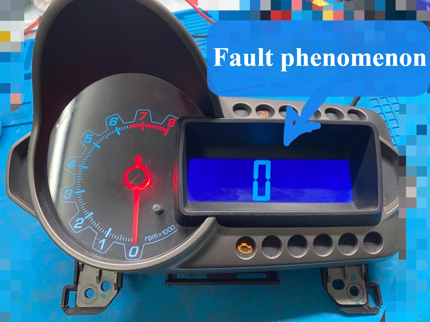 For Chevrolet Aveo/Sonic TRAX Instrument Panel LCD Display Screen Missing Word Repair Auto Parts 1pcs