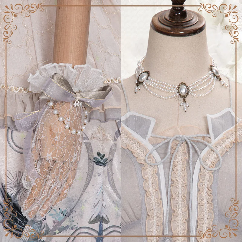 Robe Lolita Rose pour Fille, Tenue de Mariage, Style Palais OP, Tea Party