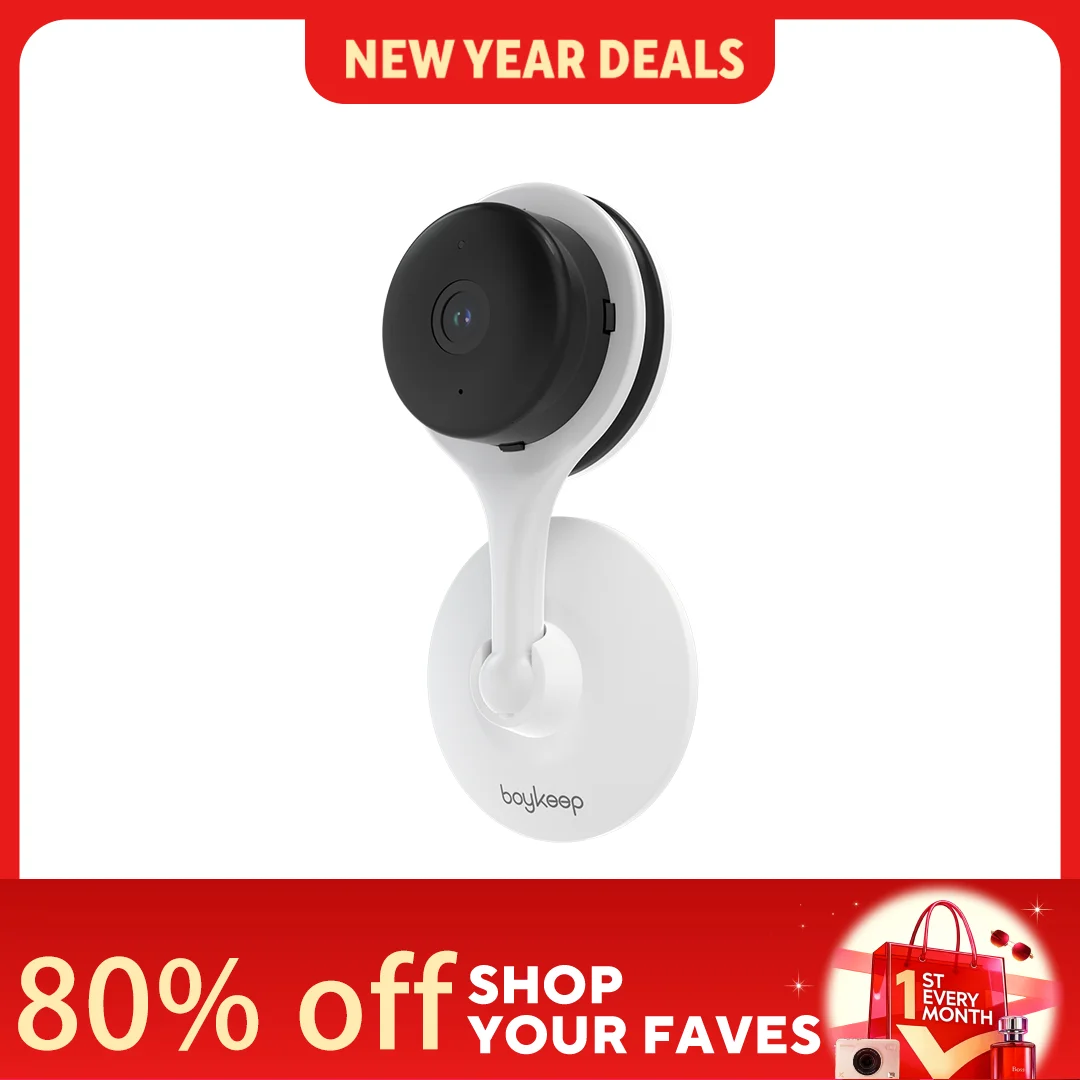 BoyKeep Surveillance Camera 3MP 5/2.4GHz WiFi Indoor Home Security Mini IP Smart Family CCTV Pet Camera Video Monitor 24/7  K10