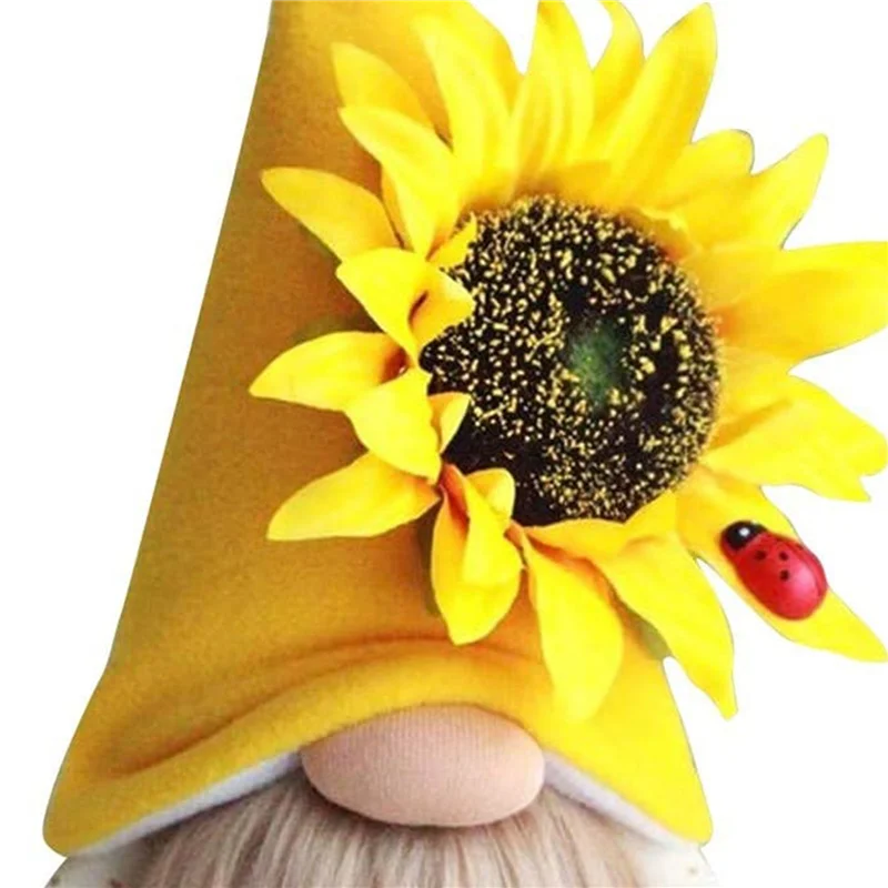 VOFUN-4 قطع عباد الشمس جنوم الصيف التماثيل منقوشة عباد الشمس جنوم الحلي عباد الشمس ديكور