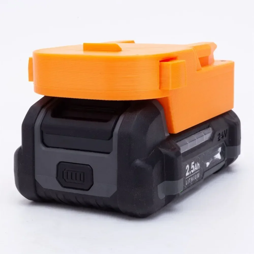 

Adaptor Batteries Converter For Flex 24V Lithium Ion to Ridgid / AEG 18V Brushless Tools Adaptor(without battery and tools)